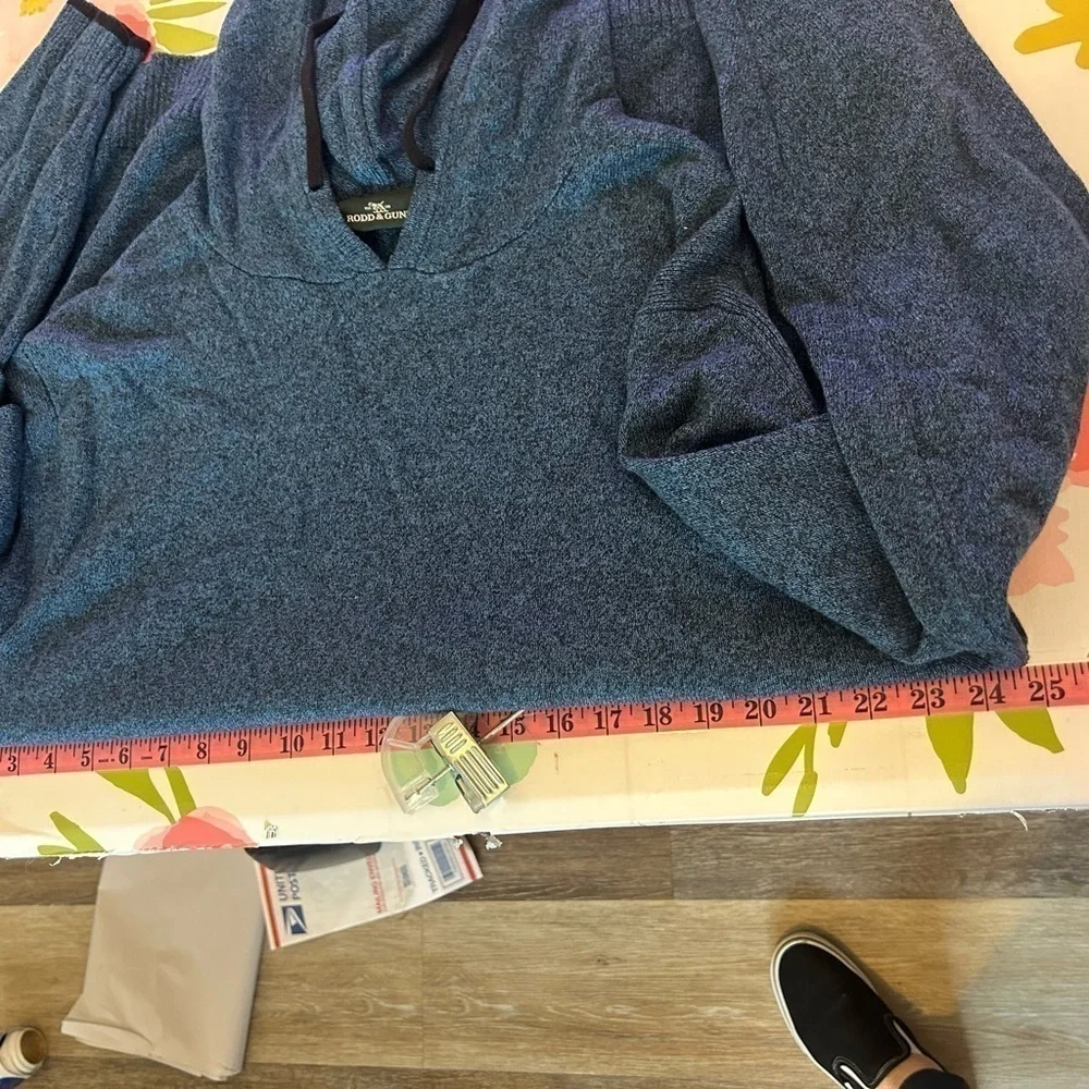 Mens XXL  RODD & GUNN Men's Kingsley Park Knit Hoodie Cobalt